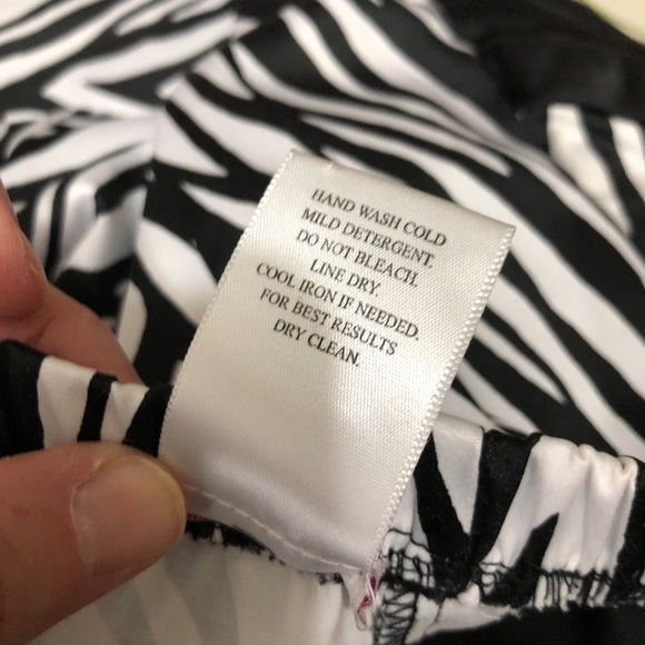 Wishes Zebra Print Strapless Body Con - Picture 8 of 8